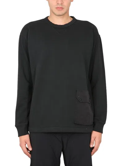 Ten C Cotton Sweatshirt In Black