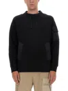 Ten C Sweatshirt With Logo In Black