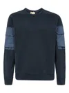 Ten C Cotton Sweatshirt In Blue