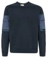 Ten C Cotton Sweatshirt In Blue