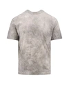 TEN C COTTON T-SHIRT WITH DYED EFFECT