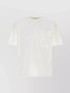 TEN C CREW-NECK POCKET T-SHIRT IN PURE COTTON