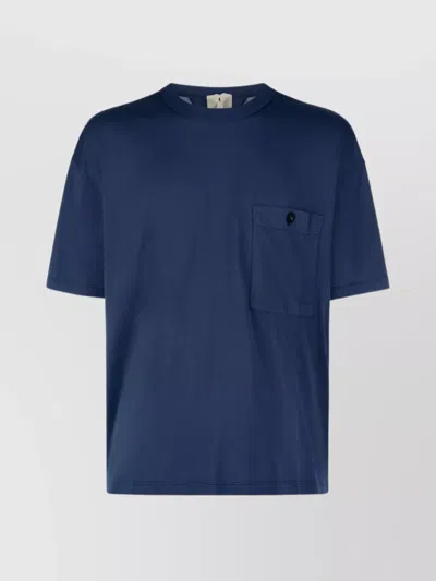 TEN C CREW NECK T-SHIRT FRONT POCKET