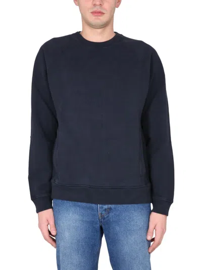 Ten C Crew-neck Sweatshirt In Blue