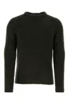 Ten C Dark Green Wool Blend Sweater In Green