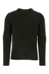 Ten C Dark Green Wool Blend Sweater