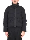 Ten C Down Jacket With Removable Sleeves In Black