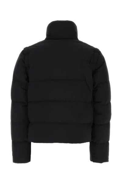 Ten C Down Jacket With Removable Sleeves In Black
