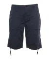 Ten C Blue Bermuda In Black
