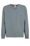 Ten C Cotton Crew-neck Sweatshirt In 923