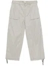 Ten C Felted-finish Trousers In Grey