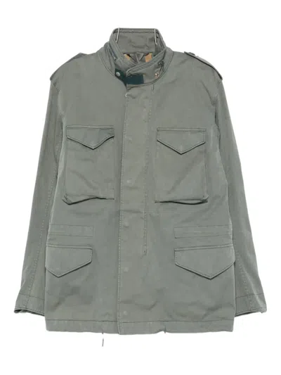 Ten C Flap-pocket Jacket In Gray