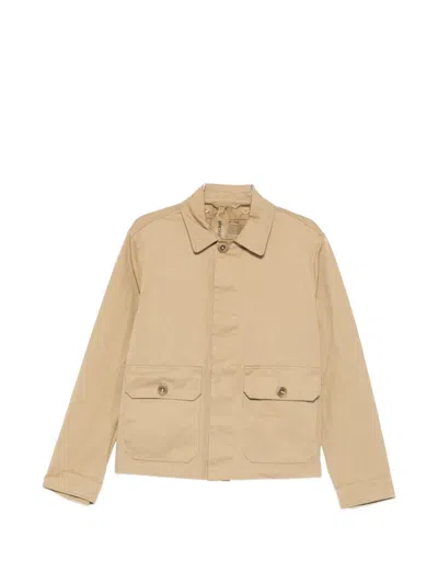 Ten C Foyle Flap-pocket Jacket In Neutral