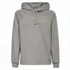 Ten C Grey Hoodie With Logo Patch In Gray