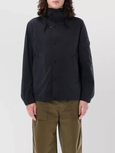 Ten C Black Regular Fit Jacket