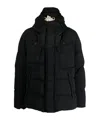 Ten C Black Nylon Grays Down Jacket In Black