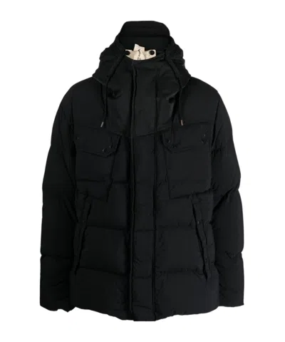 TEN C TEN C QUILTED HOODED PADDED JACKET