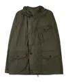 Ten C Hooded Jacket In Dark Olive