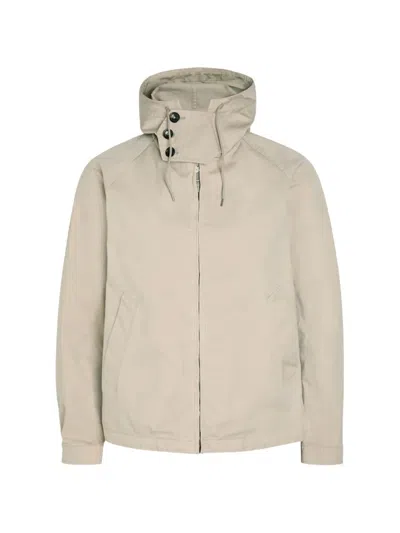 Ten C Hooded Jacket In Neutral