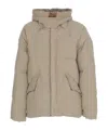 Ten C Piumino Arctic In Nylon Sabbia Uomo In Brown