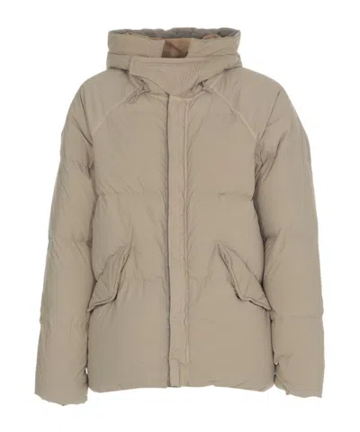 TEN C TEN C HOODED LONG-SLEEVED PADDED JACKET
