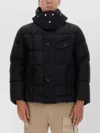 Ten C Hooded Padded Quilted Jacket Pockets