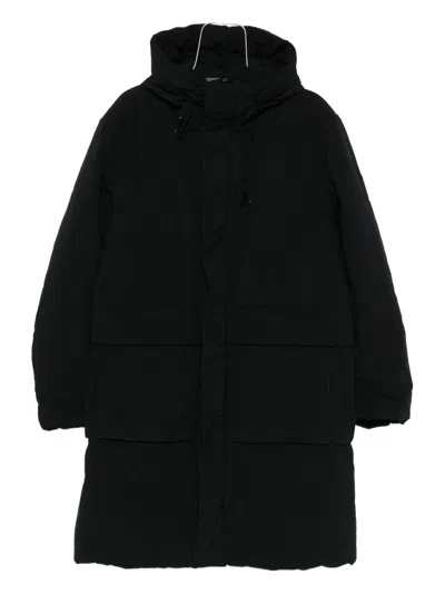 Ten C Hooded Parka In Black