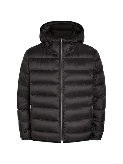 Ten C Hooded Puffer Jacket In Black
