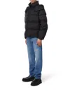 Ten C Mid-layered Hooded Down Jacket In Black