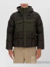 Ten C Jacket Hooded Quilted Pockets Sleeves Fit