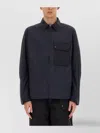 Ten C Jacket Layered Chest Pocket In Blue
