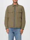 Ten C Front Zip Mid Layer Jacket With Chest Pockets In Green