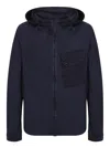 Ten C Jacket Layered Chest Pocket In Blue