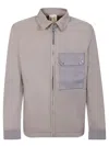 Ten C Zip-un Grey Shirt Jacket In Gray
