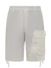 Ten C Lightweight Mini Shorts In Neutral