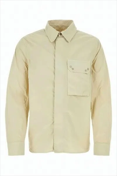Ten C Lightweight Neutrals Jacket With Classic Collar