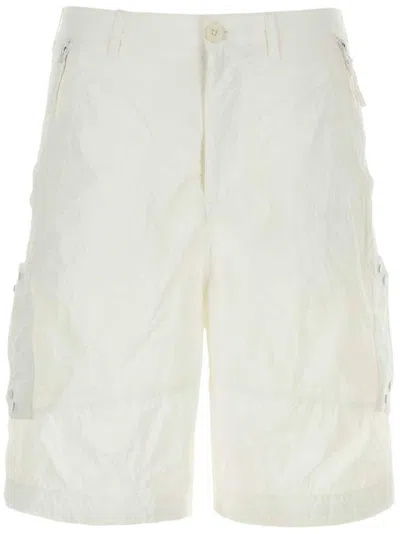 TEN C LOGO-PATCH CARGO SHORTS