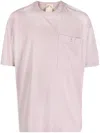 Ten C Pocket Cotton T-shirt In Rosa