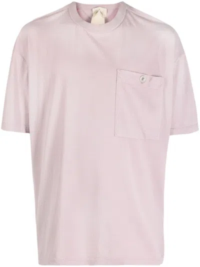 Ten C Pocket Cotton T-shirt In Rosa