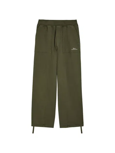 Ten C Logo-print Trousers In Green