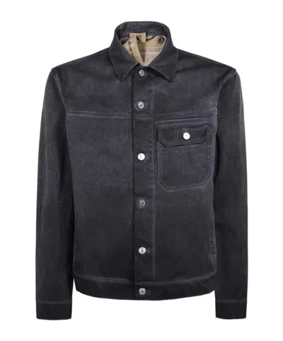 Ten C Long Sleeve Casual Jacket In Black