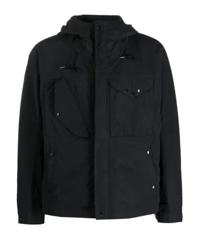 Ten C Long Sleeve Casual Jacket In Black