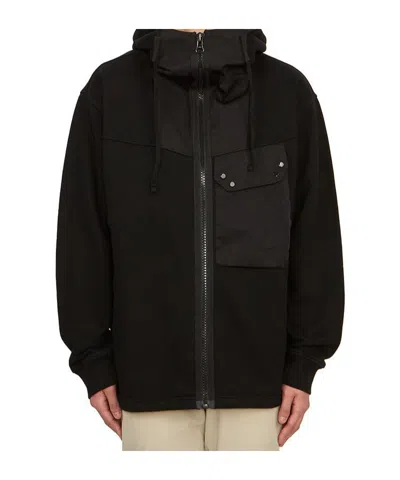 Ten C Long Sleeve Casual Jacket In Black