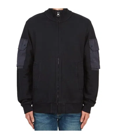 Ten C Long Sleeve Casual Jacket In Black