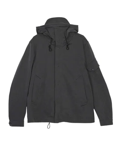 Ten C Long Sleeve Casual Jacket In Gray