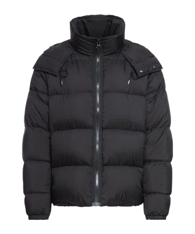 Ten C Long Sleeve Cotton Coat In Black