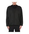 Ten C Combo Bonded Anorak Jacket In Black