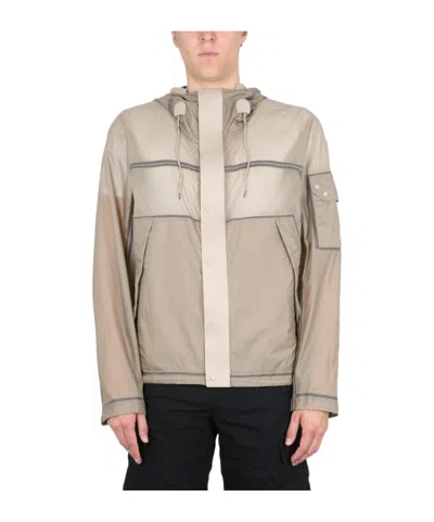 Ten C Long-sleeved Casual Jacket In Nude