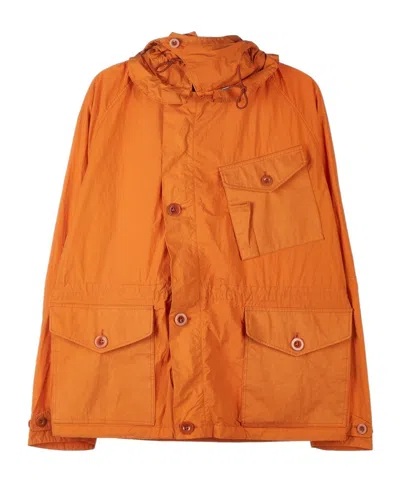 Ten C Long-sleeved Casual Jacket In Orange