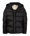 Ten C Oversized Down Jacket With Hood In Black